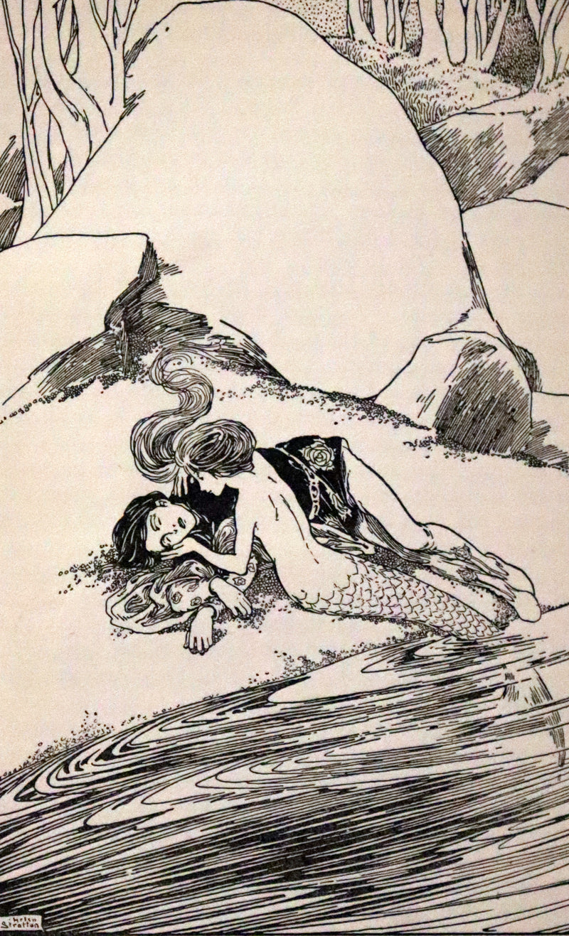 1910 Scarce Book - Popular FAIRY TALES of Hans Christian Andersen illustrated by Helen Stratton.