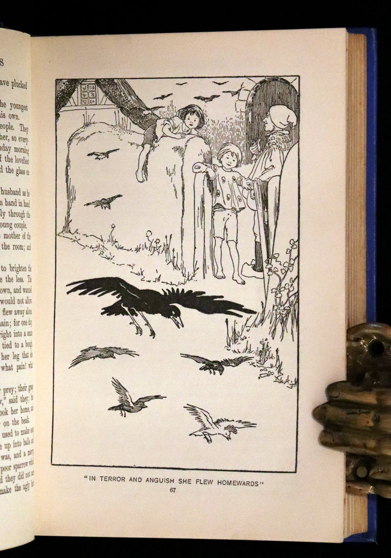 1910 Scarce Book - Popular FAIRY TALES of Hans Christian Andersen illustrated by Helen Stratton.