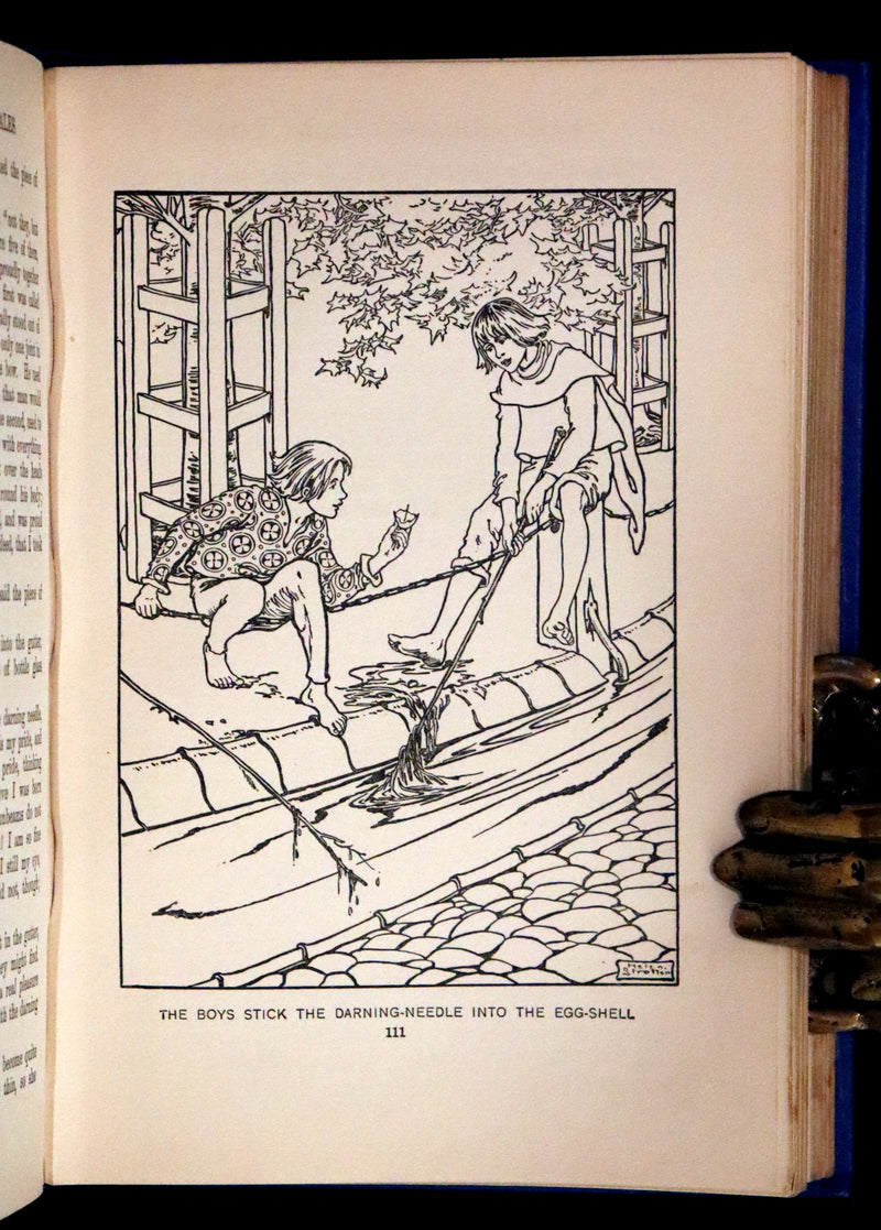 1910 Scarce Book - Popular FAIRY TALES of Hans Christian Andersen illustrated by Helen Stratton.