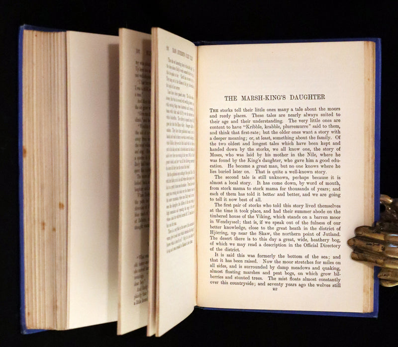 1910 Scarce Book - Popular FAIRY TALES of Hans Christian Andersen illustrated by Helen Stratton.