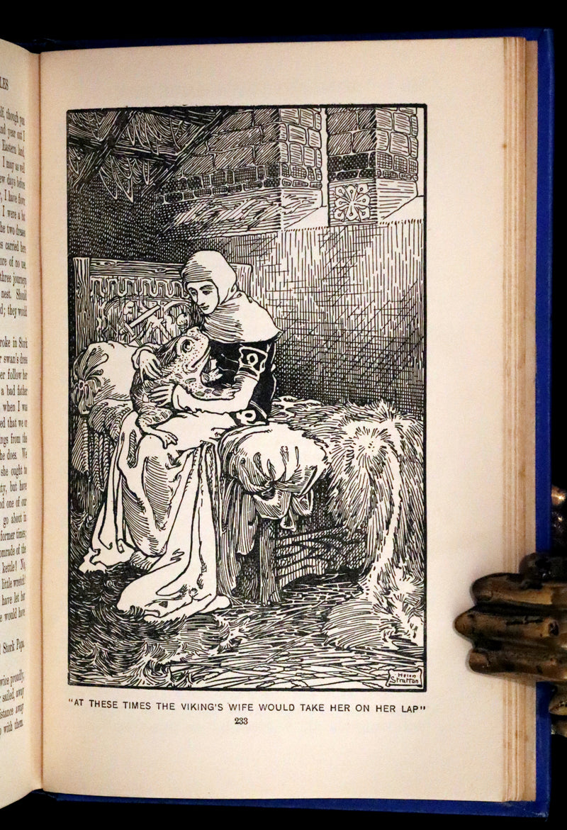 1910 Scarce Book - Popular FAIRY TALES of Hans Christian Andersen illustrated by Helen Stratton.