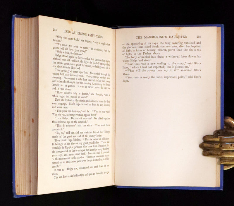 1910 Scarce Book - Popular FAIRY TALES of Hans Christian Andersen illustrated by Helen Stratton.