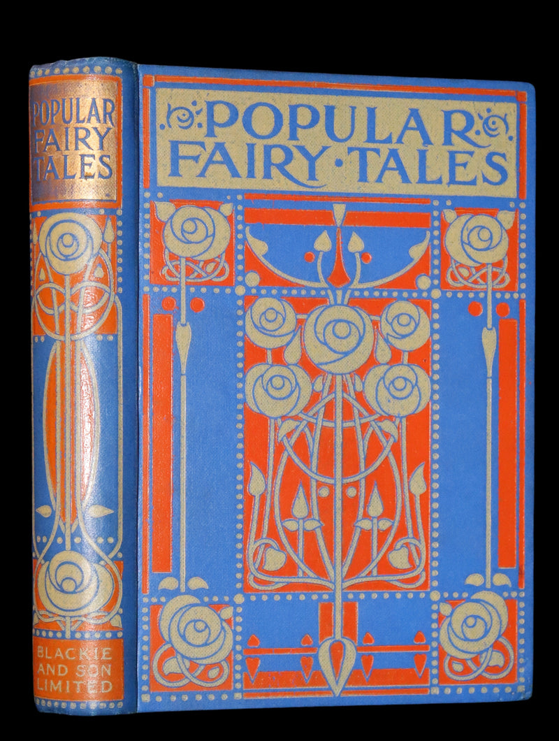 1910 Scarce Book - Popular FAIRY TALES of Hans Christian Andersen illustrated by Helen Stratton.