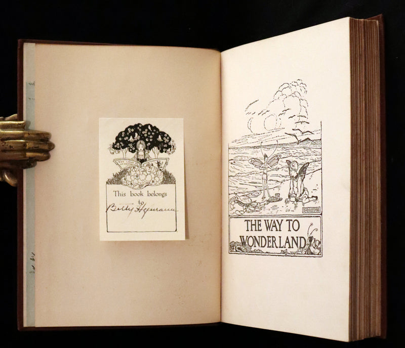 1917 Rare First Edition - The Way to Wonderland illustrated by Jessie Willcox Smith.
