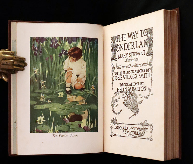 1917 Rare First Edition - The Way to Wonderland illustrated by Jessie Willcox Smith.