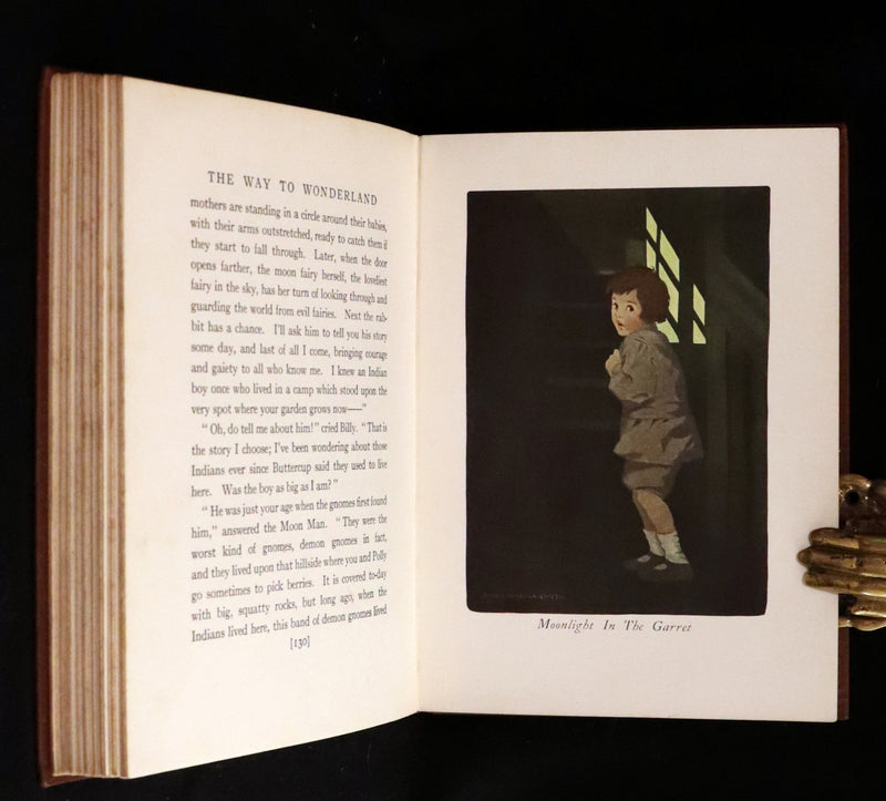 1917 Rare First Edition - The Way to Wonderland illustrated by Jessie Willcox Smith.