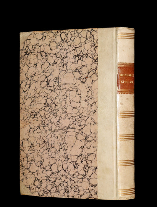 1801 Rare Italian copy of Italian Archeologist Michelangelo Lanci - Epigrams of Count Carlo Roncalli.