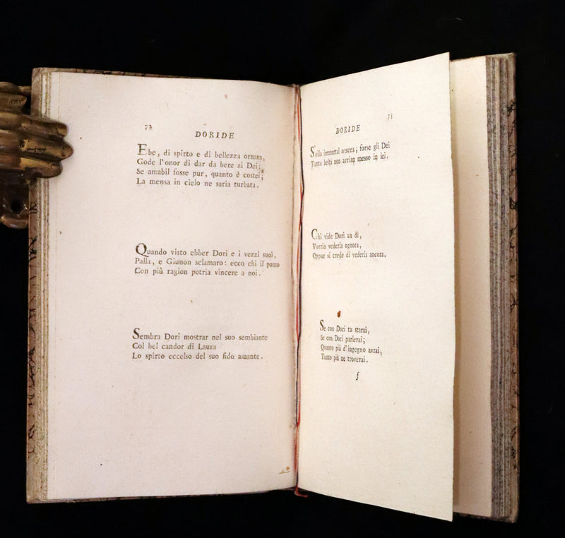 1801 Rare Italian Book - Epigrams of Count Roncalli - Epigrammi Del Conte Roncalli.