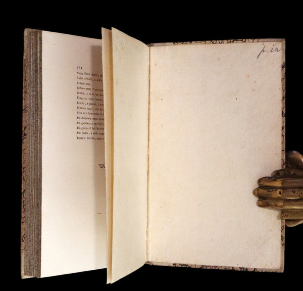 1801 Rare Italian Book - Epigrams of Count Roncalli - Epigrammi Del Conte Roncalli.