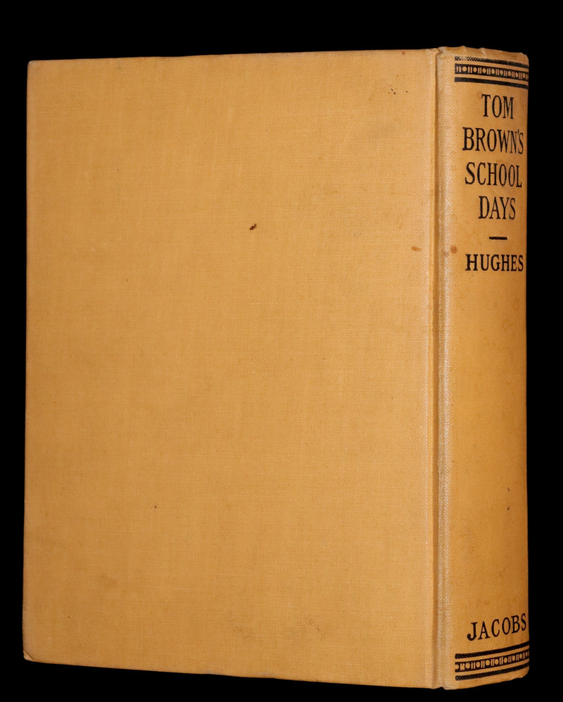 1923 Rare George W. Jacobs Edition - Tom Brown's School Days illustrated by Percy Tarrant.