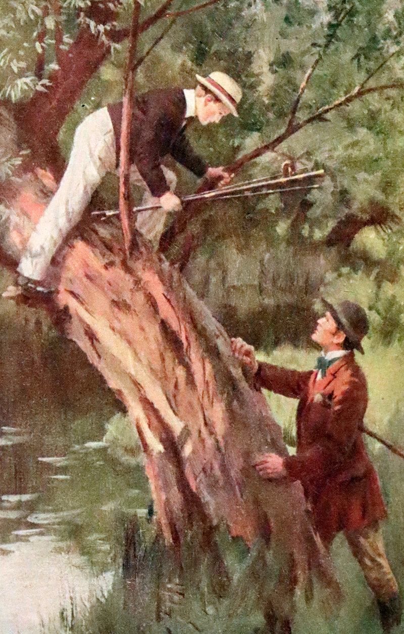 1923 Rare George W. Jacobs Edition - Tom Brown's School Days illustrated by Percy Tarrant.