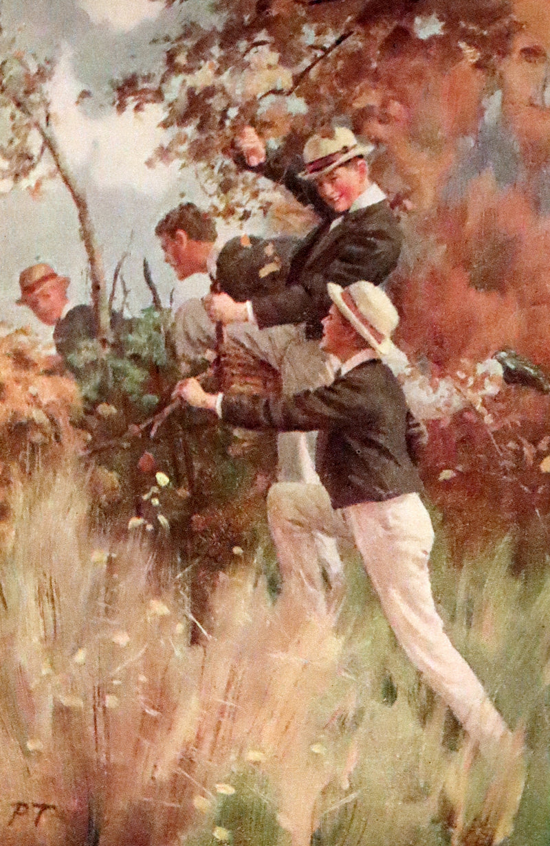 1923 Rare George W. Jacobs Edition - Tom Brown's School Days illustrated by Percy Tarrant.