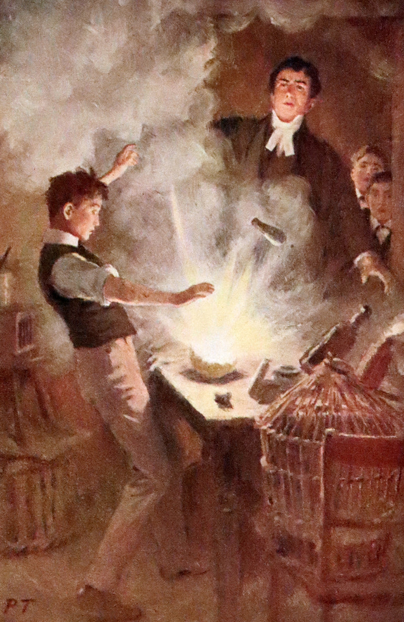 1923 Rare George W. Jacobs Edition - Tom Brown's School Days illustrated by Percy Tarrant.