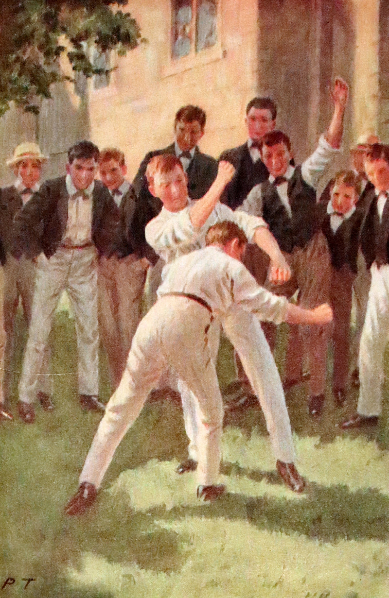1923 Rare George W. Jacobs Edition - Tom Brown's School Days illustrated by Percy Tarrant.
