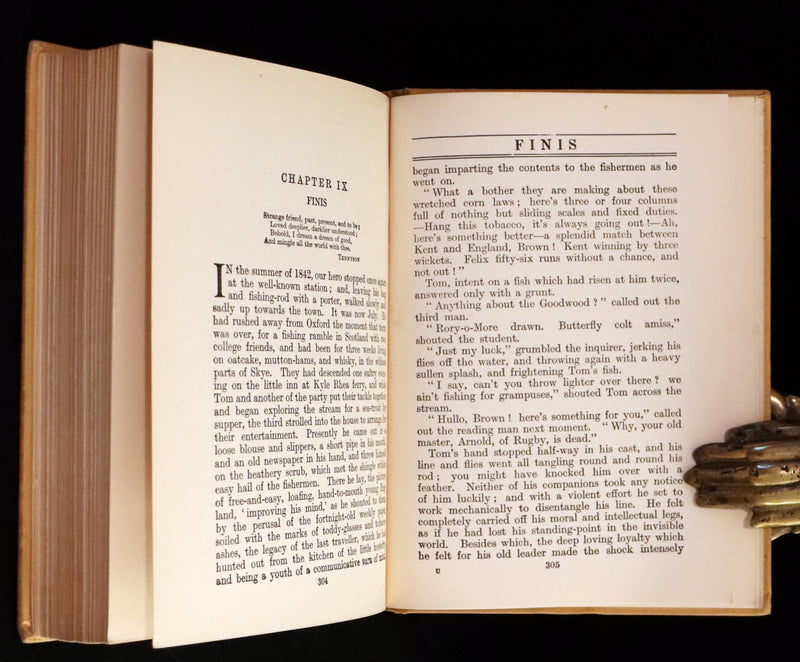 1923 Rare George W. Jacobs Edition - Tom Brown's School Days illustrated by Percy Tarrant.