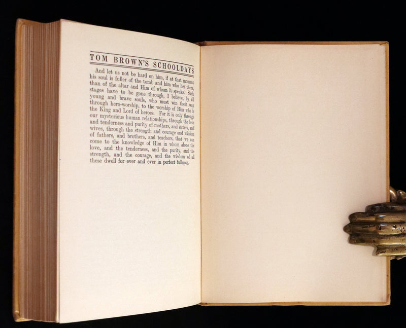 1923 Rare George W. Jacobs Edition - Tom Brown's School Days illustrated by Percy Tarrant.