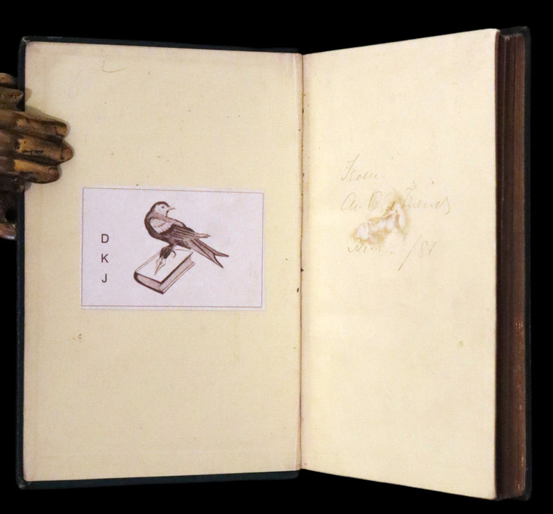 1880 Scarce Floriography Book ~ The Language of Flowers Including Floral Poetry Illustrated.