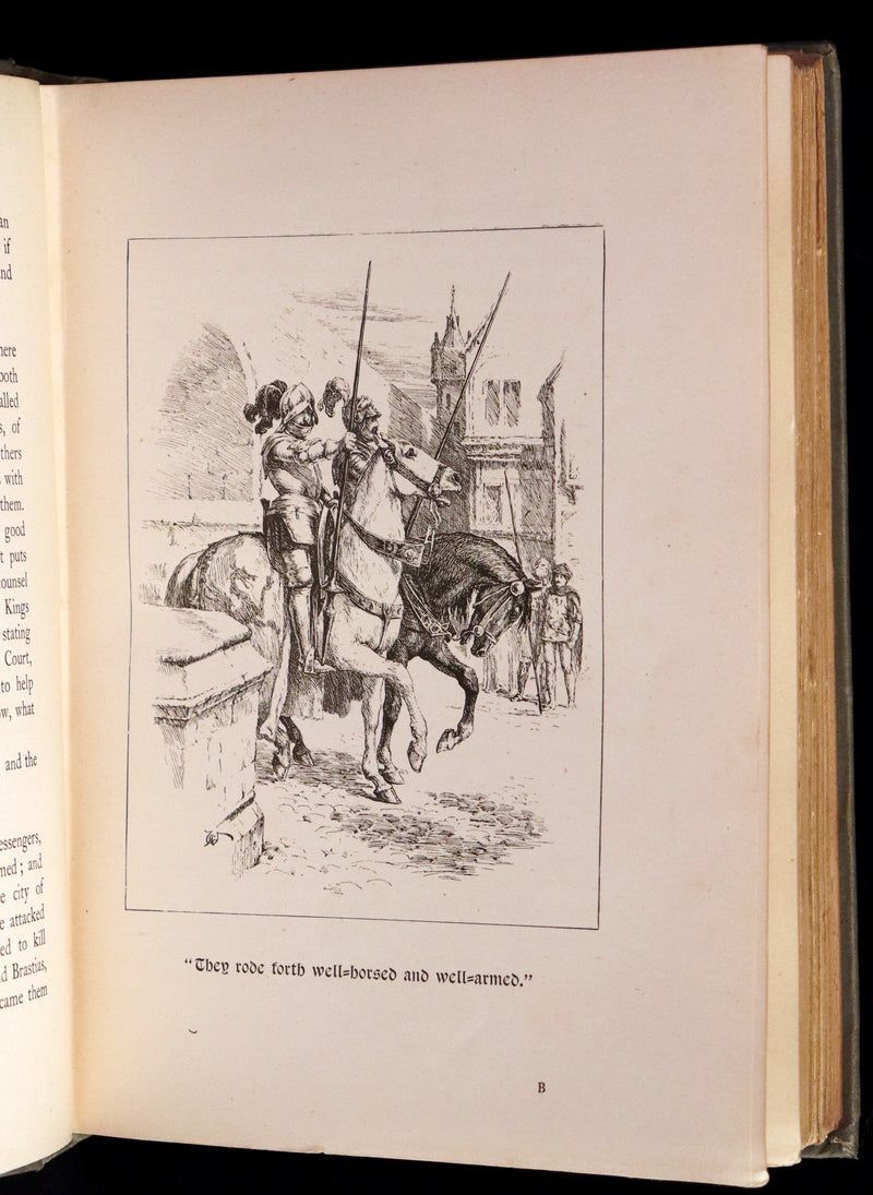 1900 Rare First Edition - The Book of King Arthur and his Noble Knights Illustrated by A. G. Walker.