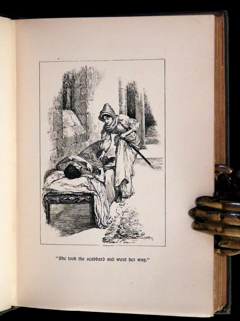 1900 Rare First Edition - The Book of King Arthur and his Noble Knights Illustrated by A. G. Walker.
