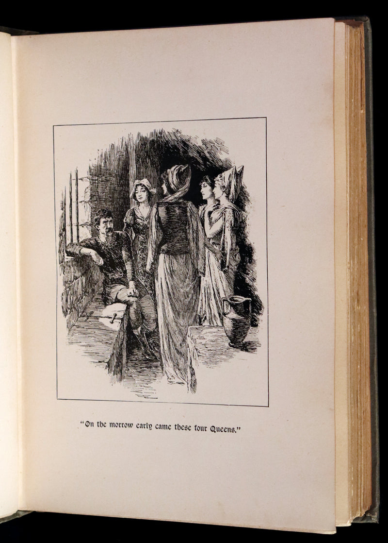1900 Rare First Edition - The Book of King Arthur and his Noble Knights Illustrated by A. G. Walker.