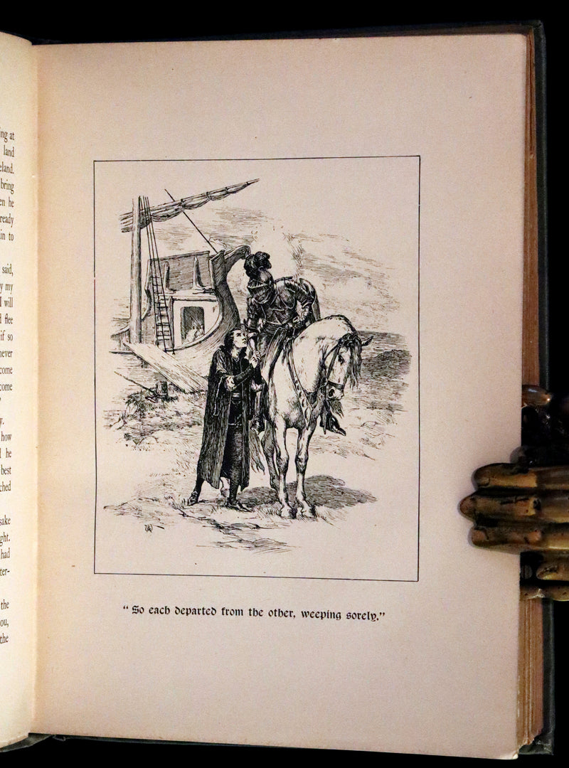 1900 Rare First Edition - The Book of King Arthur and his Noble Knights Illustrated by A. G. Walker.
