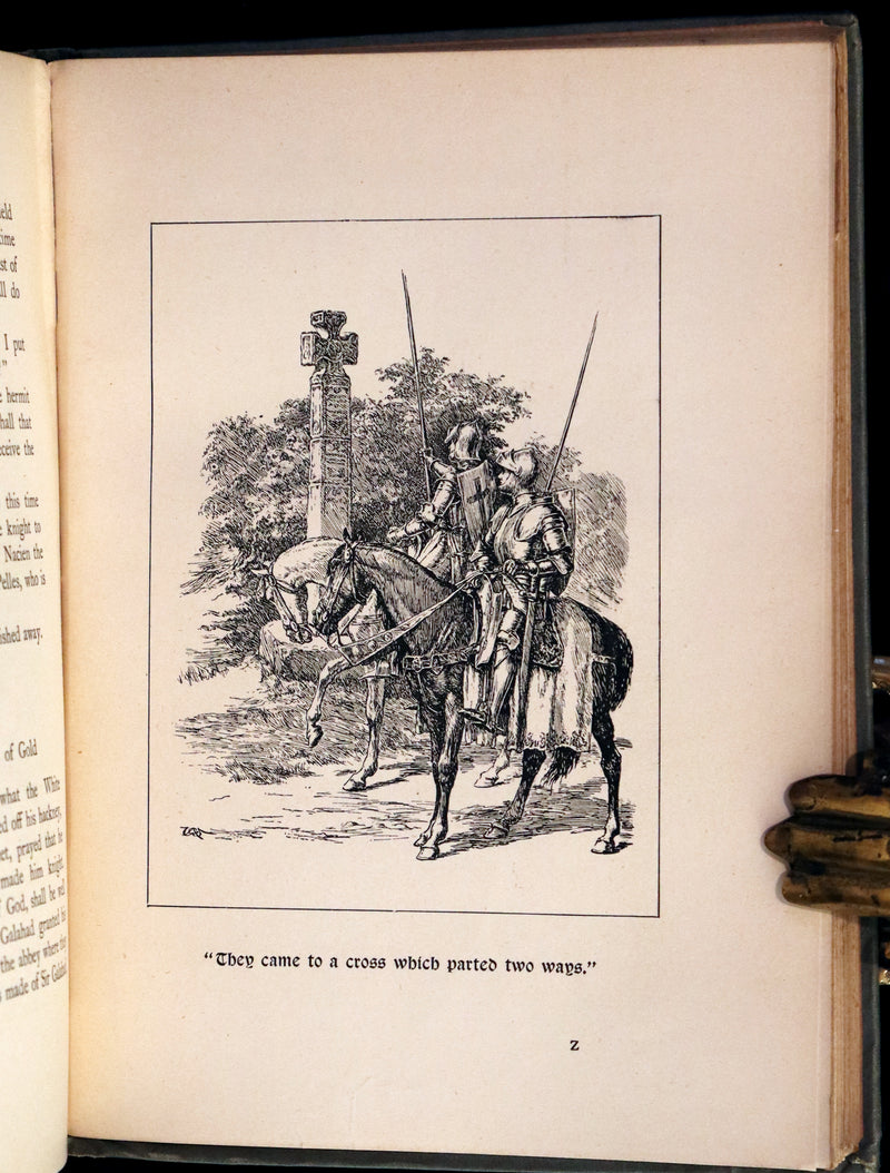1900 Rare First Edition - The Book of King Arthur and his Noble Knights Illustrated by A. G. Walker.