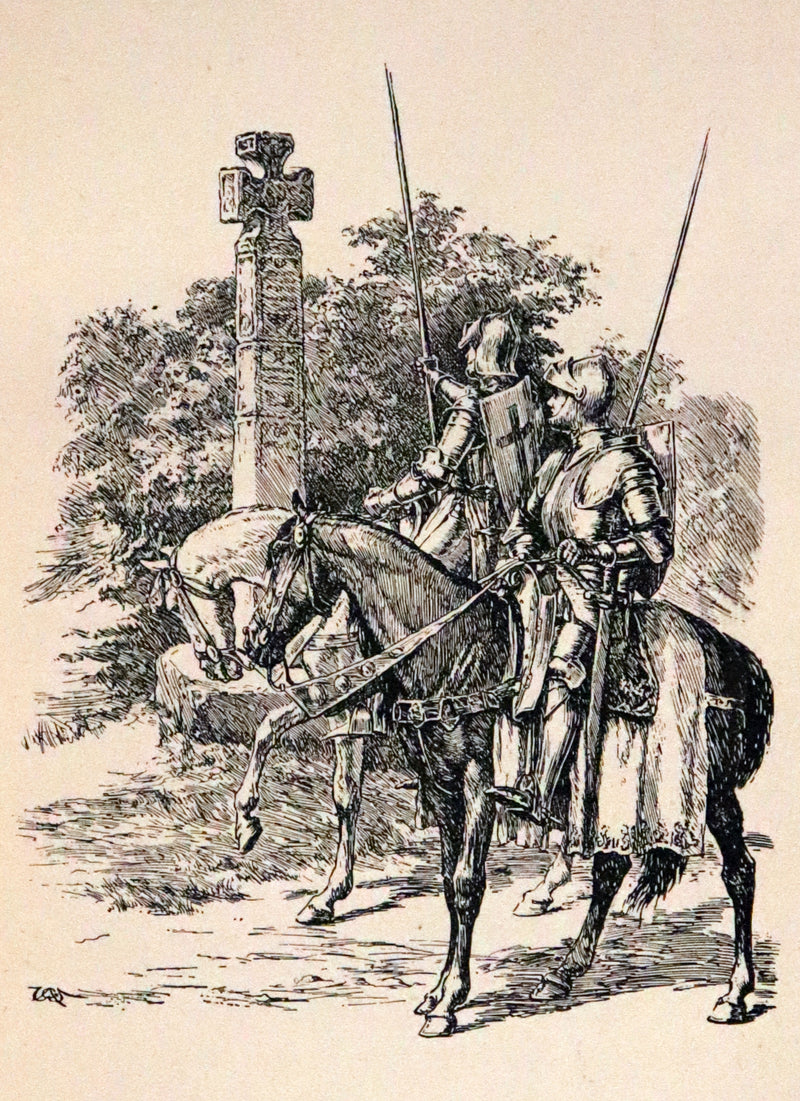 1900 Rare First Edition - The Book of King Arthur and his Noble Knights Illustrated by A. G. Walker.