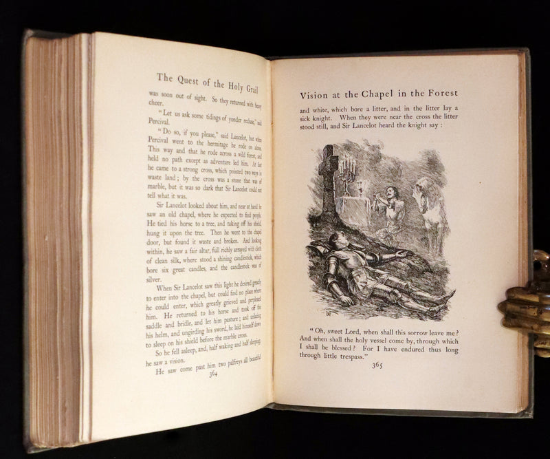 1900 Rare First Edition - The Book of King Arthur and his Noble Knights Illustrated by A. G. Walker.