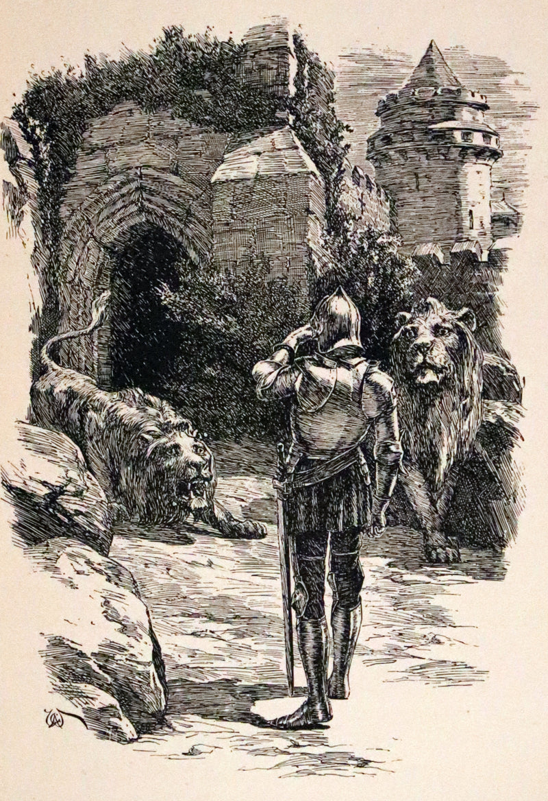 1900 Rare First Edition - The Book of King Arthur and his Noble Knights Illustrated by A. G. Walker.