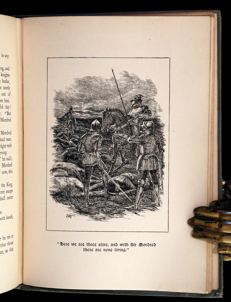 1900 Rare First Edition - The Book of King Arthur and his Noble Knights Illustrated by A. G. Walker.