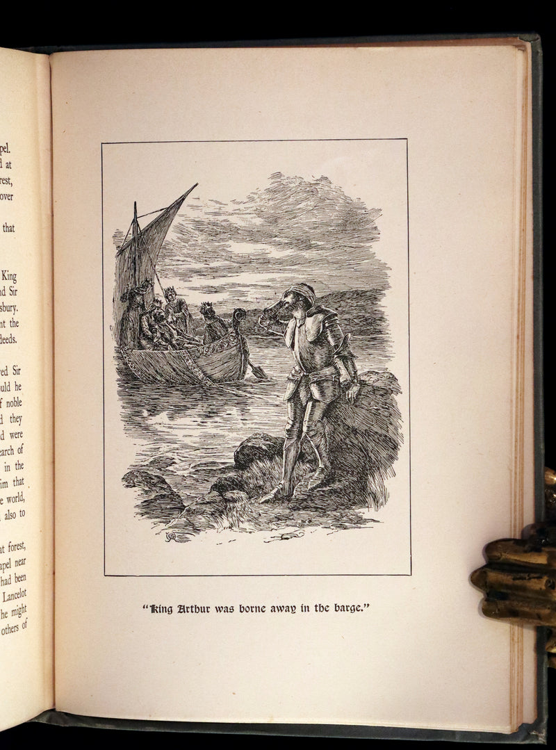 1900 Rare First Edition - The Book of King Arthur and his Noble Knights Illustrated by A. G. Walker.