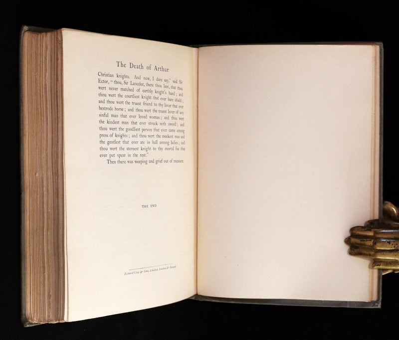 1900 Rare First Edition - The Book of King Arthur and his Noble Knights Illustrated by A. G. Walker.