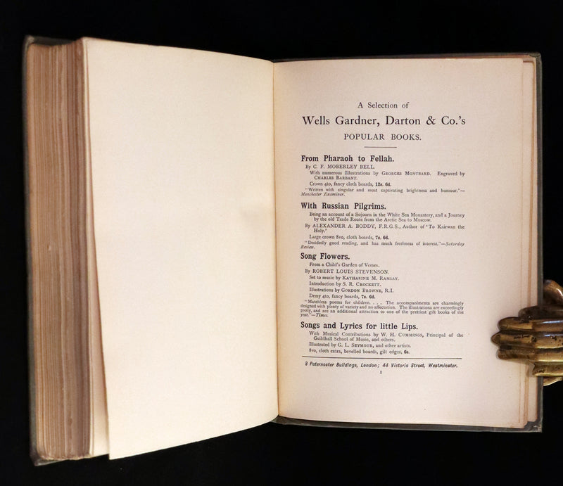1900 Rare First Edition - The Book of King Arthur and his Noble Knights Illustrated by A. G. Walker.