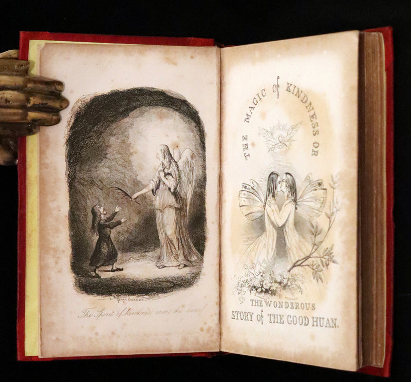 1849 Rare First Edition in Slipcase - The Magic of Kindness illustrated by Cruikshank.