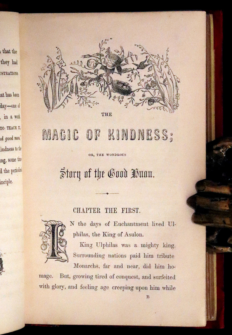 1849 Rare First Edition in Slipcase - The Magic of Kindness illustrated by Cruikshank.