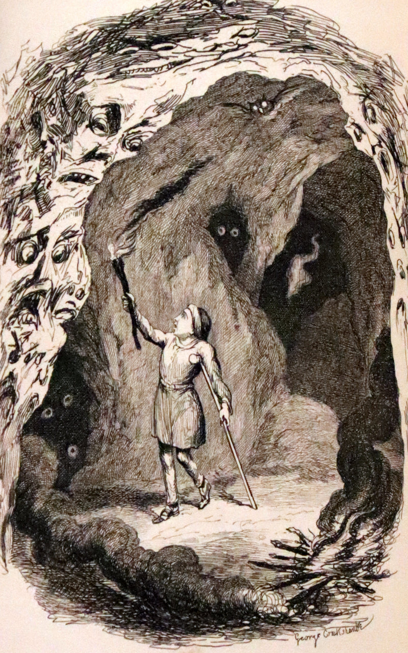 1849 Rare First Edition in Slipcase - The Magic of Kindness illustrated by Cruikshank.