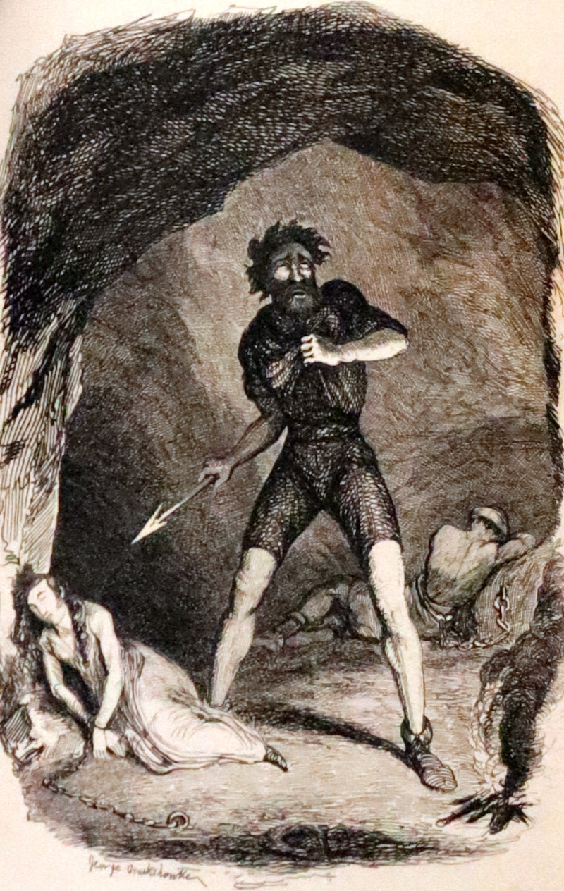 1849 Rare First Edition in Slipcase - The Magic of Kindness illustrated by Cruikshank.