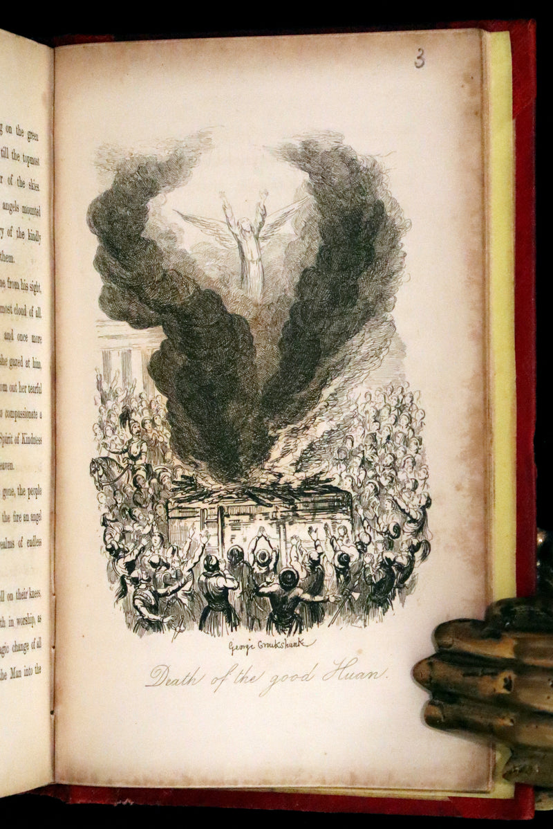 1849 Rare First Edition in Slipcase - The Magic of Kindness illustrated by Cruikshank.