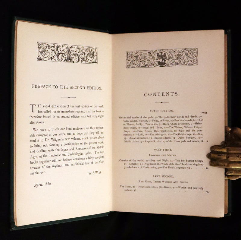 1894 Rare Book - Asgard and the Gods: The Tales and Traditions of Norse Mythology.
