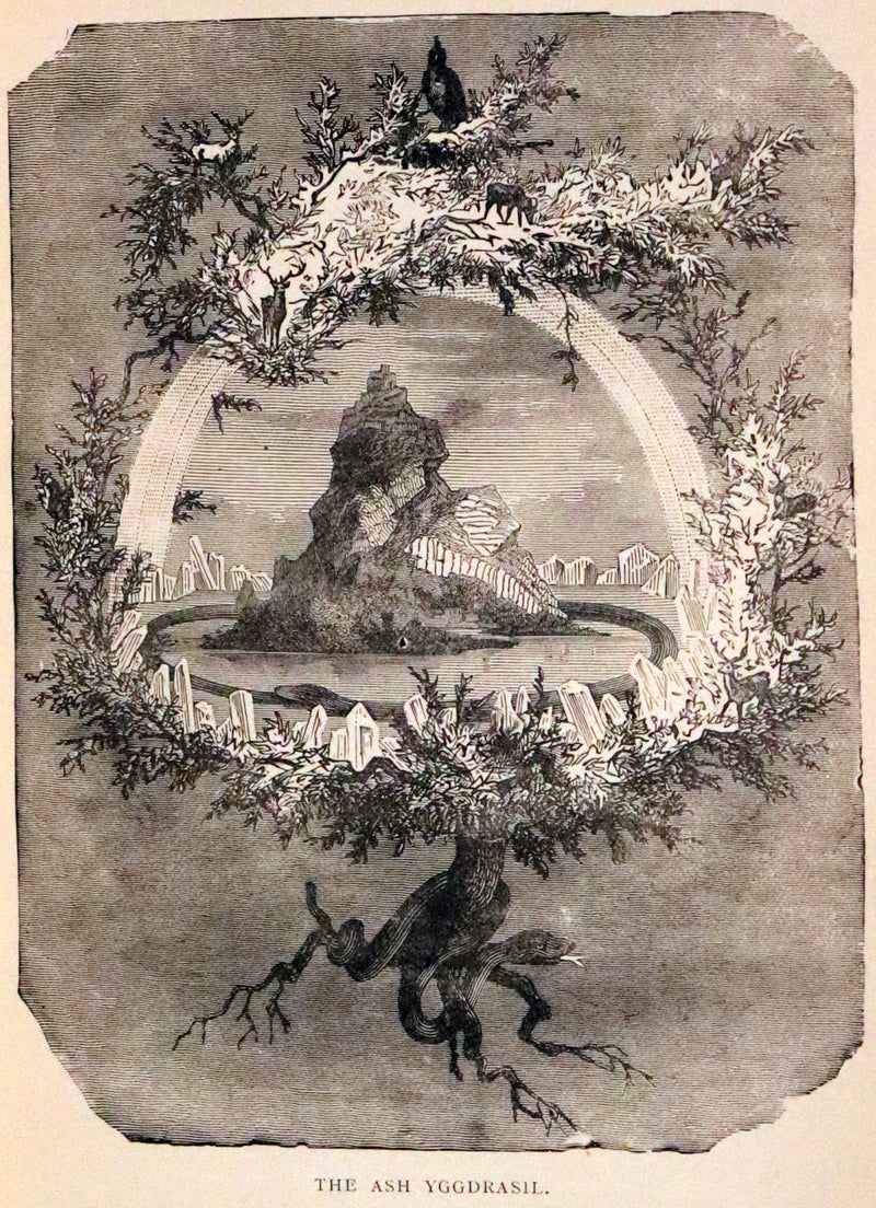 1894 Rare Book - Asgard and the Gods: The Tales and Traditions of Norse Mythology.