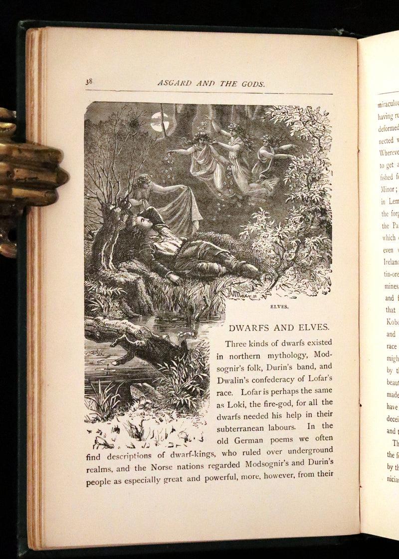 1894 Rare Book - Asgard and the Gods: The Tales and Traditions of Norse Mythology.