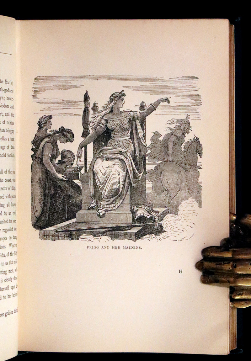 1894 Rare Book - Asgard and the Gods: The Tales and Traditions of Norse Mythology.
