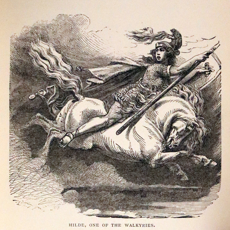 1894 Rare Book - Asgard and the Gods: The Tales and Traditions of Norse Mythology.