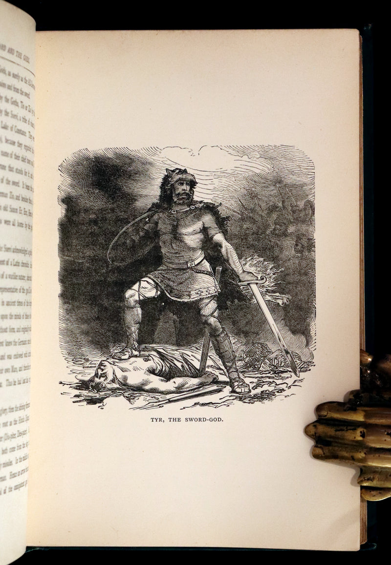 1894 Rare Book - Asgard and the Gods: The Tales and Traditions of Norse Mythology.