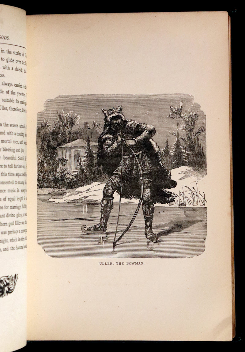 1894 Rare Book - Asgard and the Gods: The Tales and Traditions of Norse Mythology.