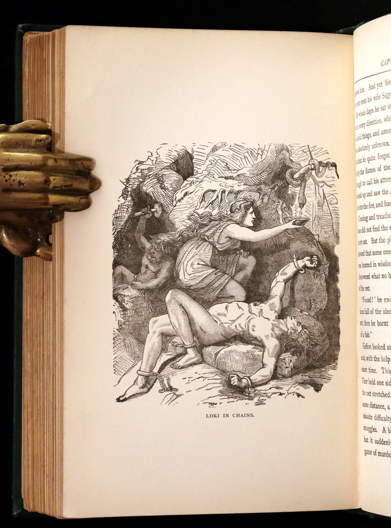 1894 Rare Book - Asgard and the Gods: The Tales and Traditions of Norse Mythology.