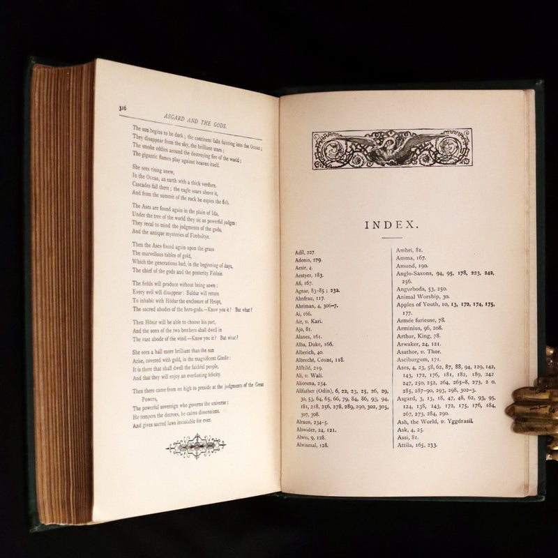 1894 Rare Book - Asgard and the Gods: The Tales and Traditions of Norse Mythology.