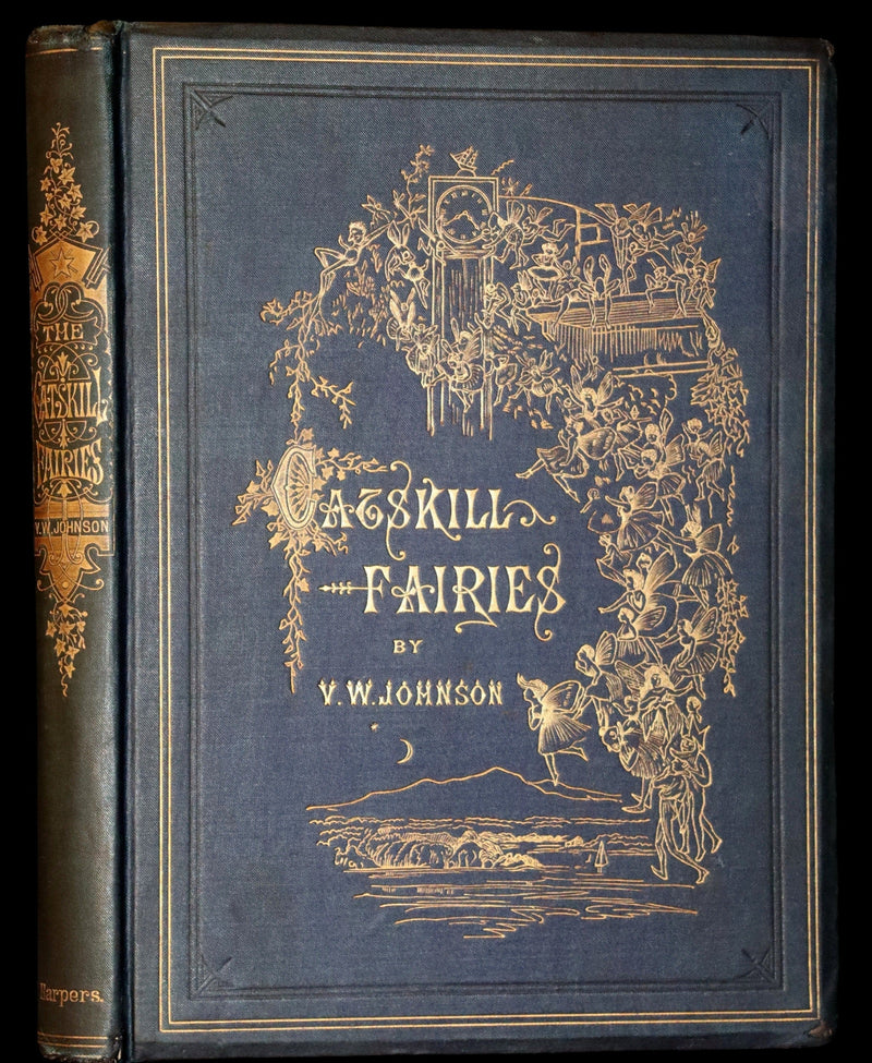 1876 Scarce Book - The Catskill Fairies by Virginia W. Johnson, illustrated by Alfred Fredericks.