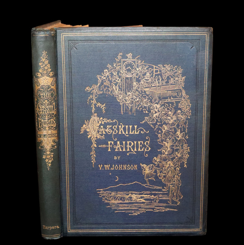 1876 Scarce Book - The Catskill Fairies by Virginia W. Johnson, illustrated by Alfred Fredericks.