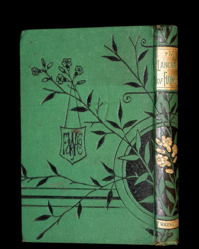 1875 Rare small Floriography Book ~ The Language and Sentiment of Flowers by Laura Valentine.